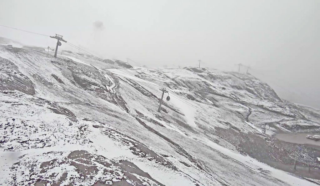 Sneeuw op de Kitzsteinhorn