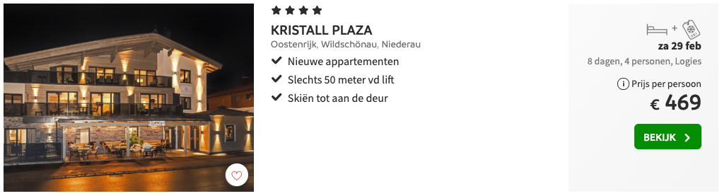 Kristall Plaza in Ski Juwel