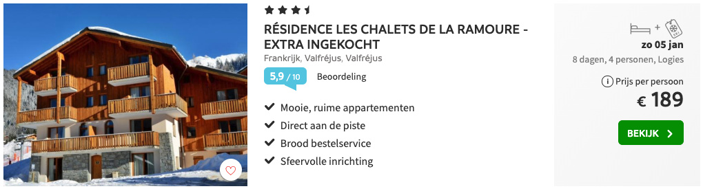 Résidence les Chalets de la Ramoure