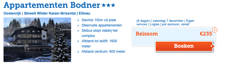 Aanbieding in Ellmau