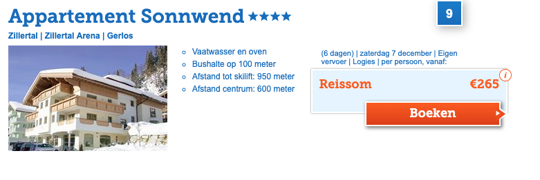 Aanbieding in Gerlos