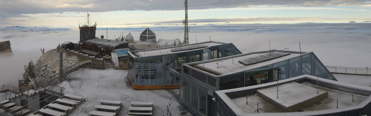 Sneeuw Zugspitze augustus