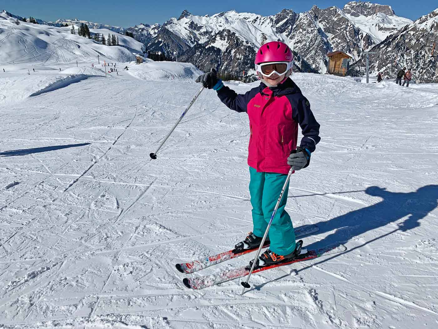 Kind op de piste