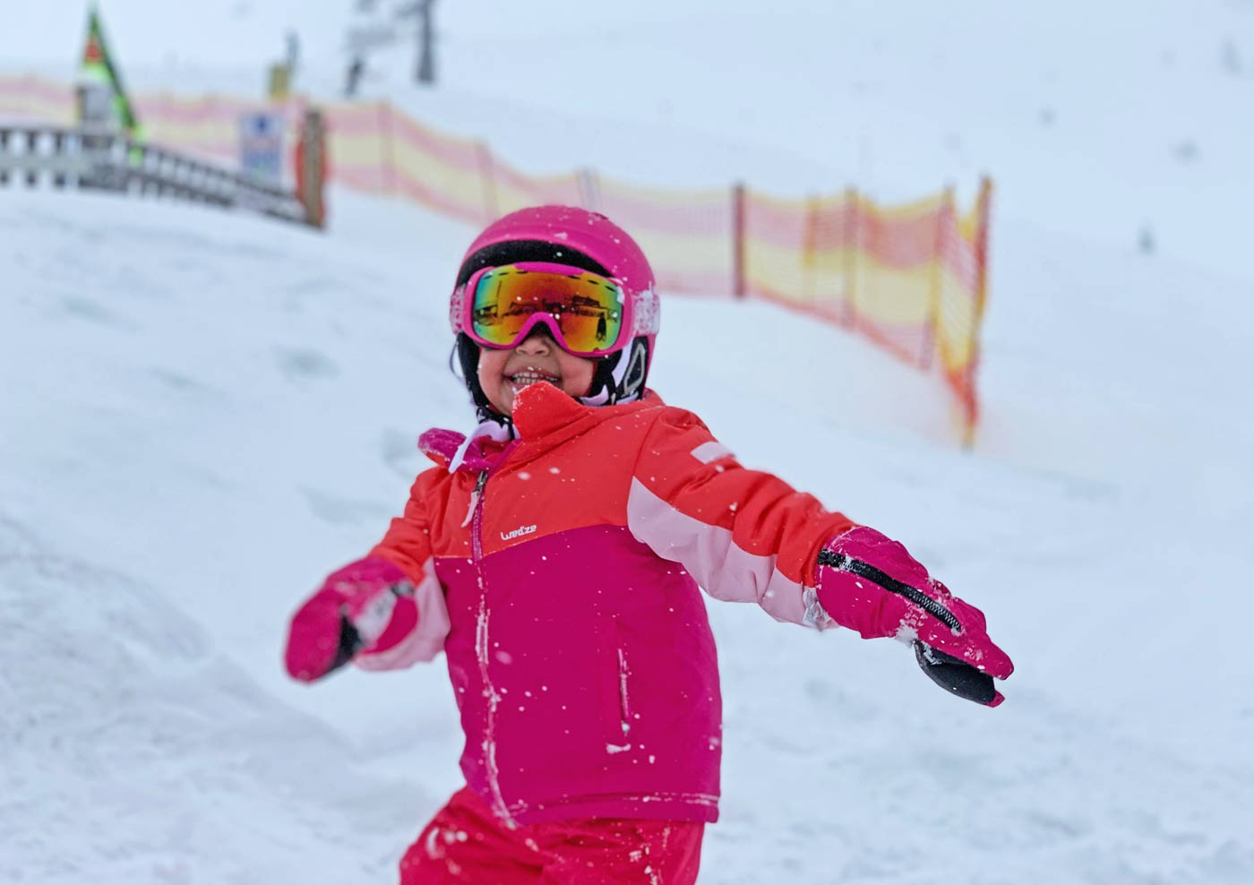 Kind op wintersport in het Montafon