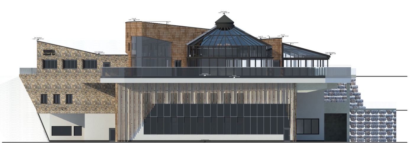 umbrella bar gerlos zijaanzicht