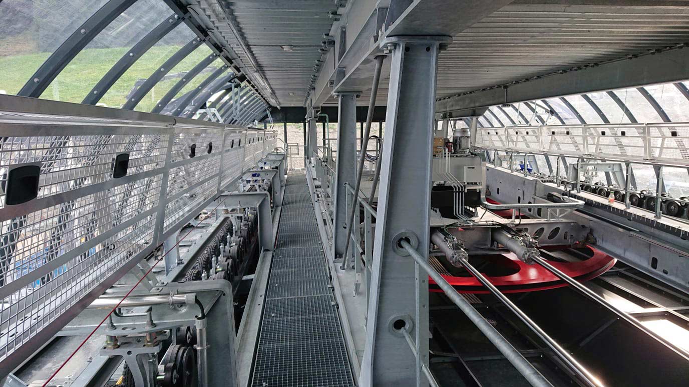 Bouw Fleidingbahn in Westendorf