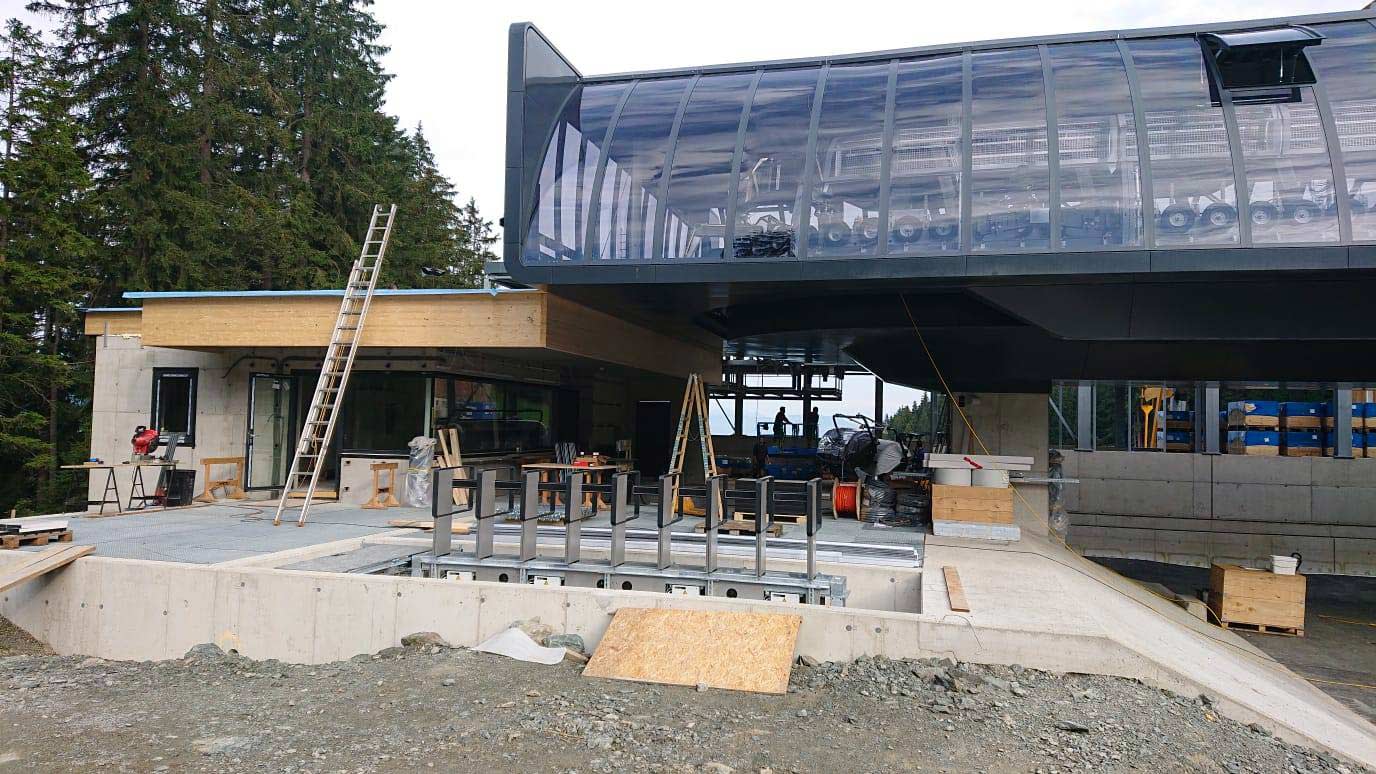 Bouwwerkzaamheden Fleidingbahn Westendorf