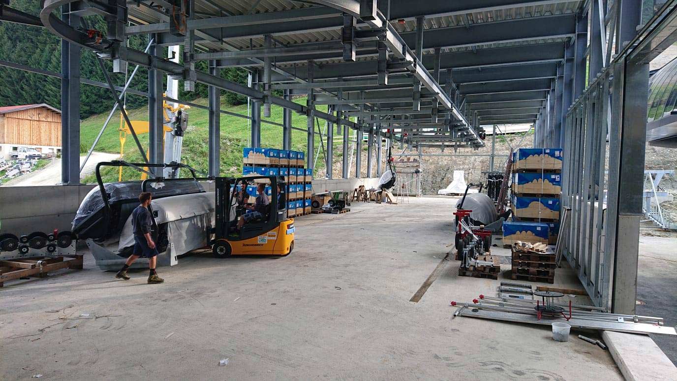 Werkzaamheden Fleidingbahn Westendorf