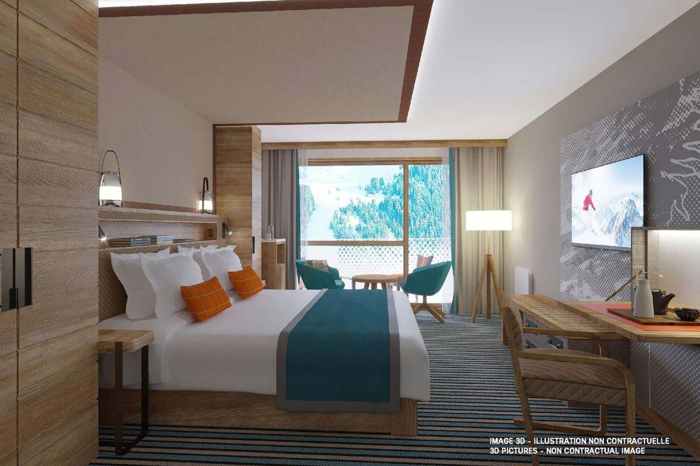 Slaapkamer Alpe d'Huez