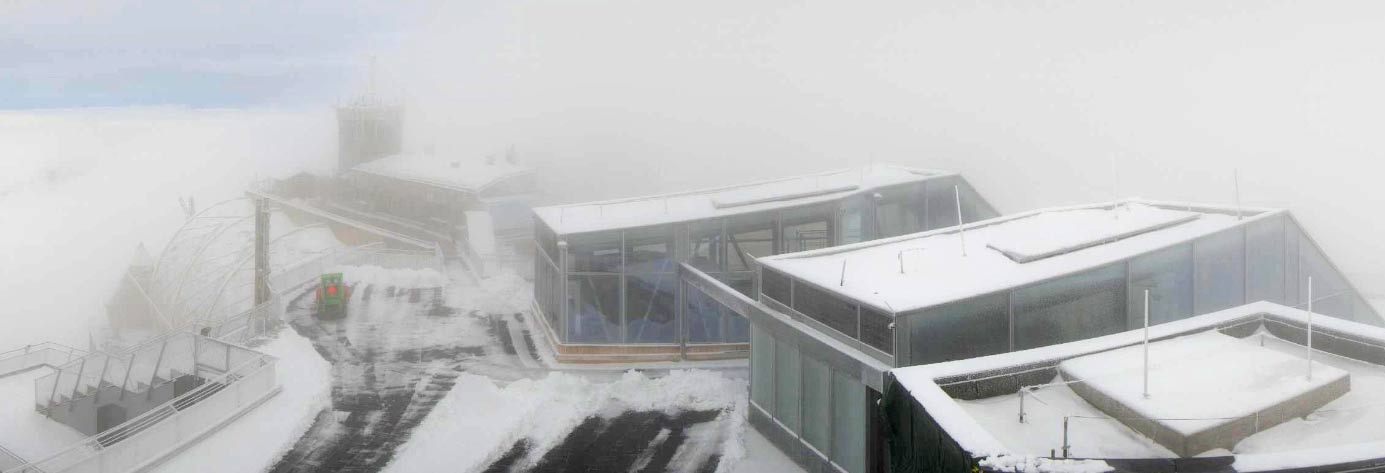Webcam Zugspitze sneeuw