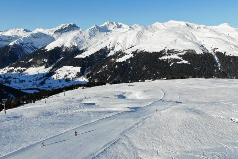skigebied Davos Klosters Zwitserland