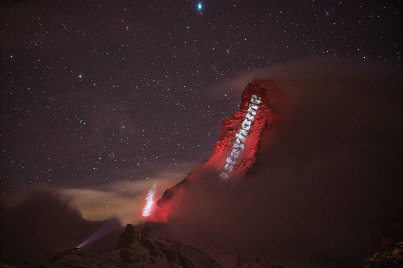 Matterhorn bijzondere boodschap Zermatt coronavirus