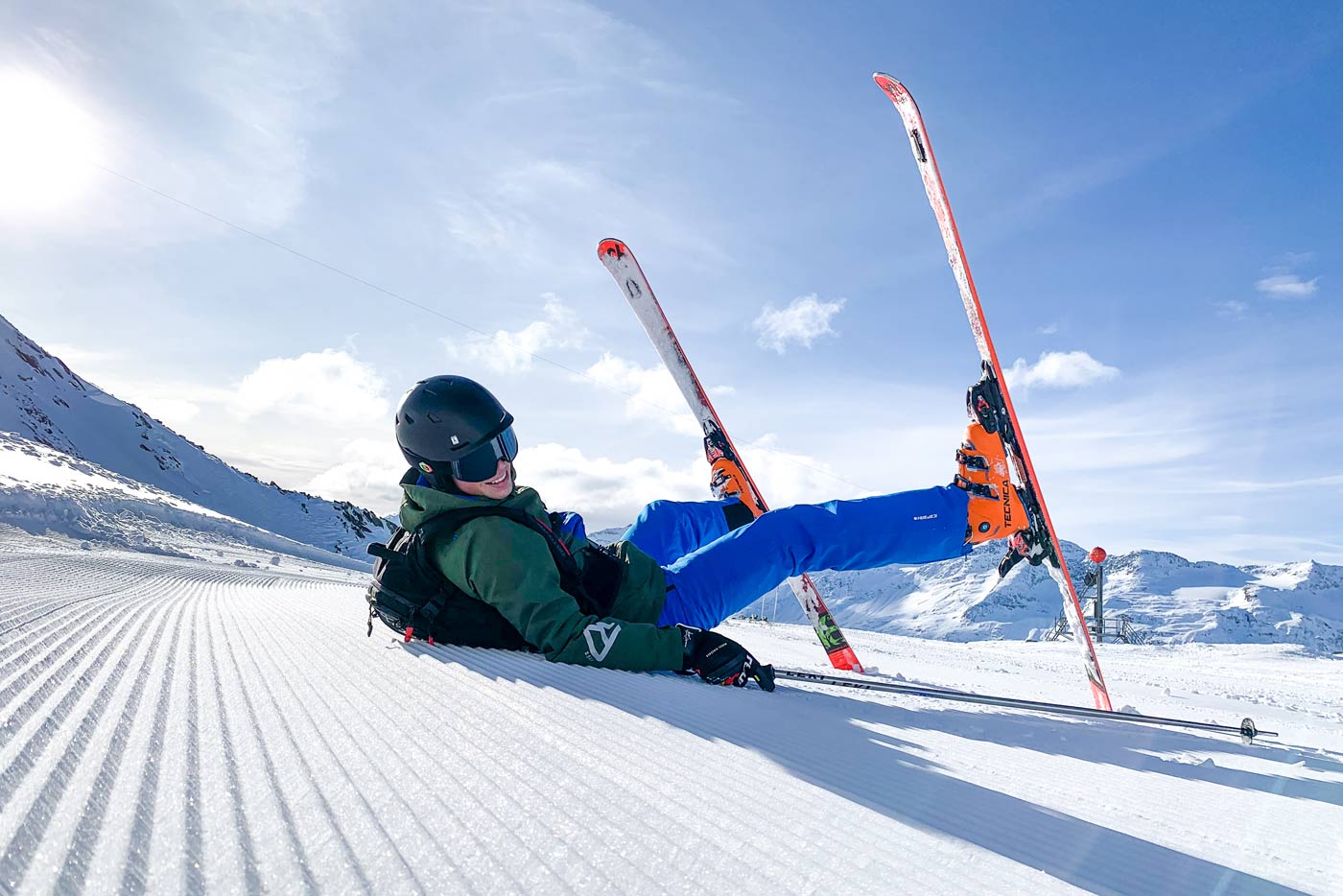 Piste met ribbels