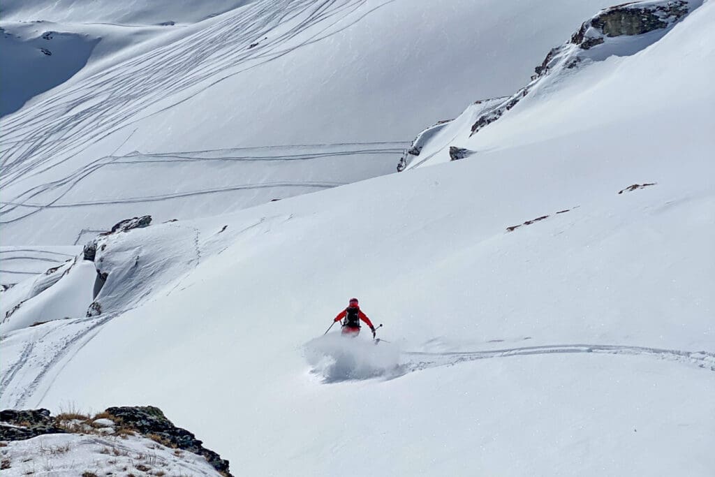 Freeride afdaling