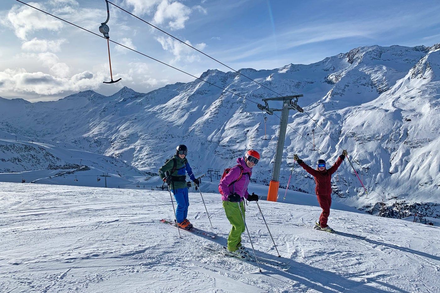 Wintersport in Gurgl