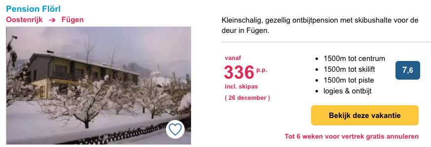 Fugen wintersport oud en nieuw aanbiedingen