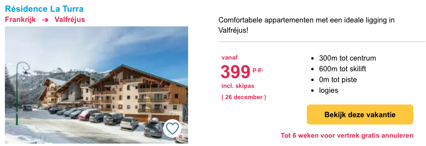 aanbieding la turra valfrejus