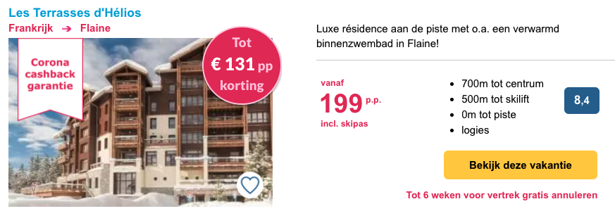 Flaine accommodatie La Terrasses