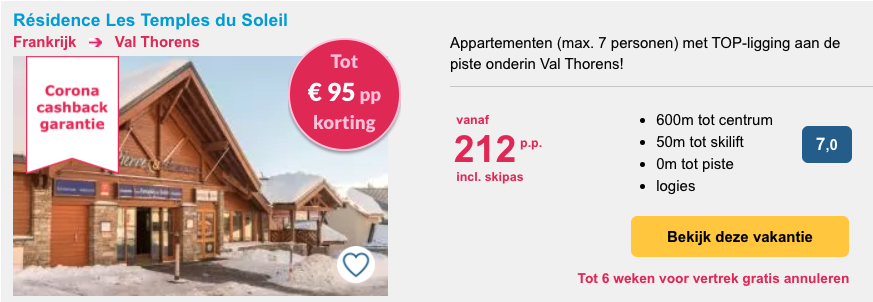 Residence Les Temples du Soleil Val Thorens