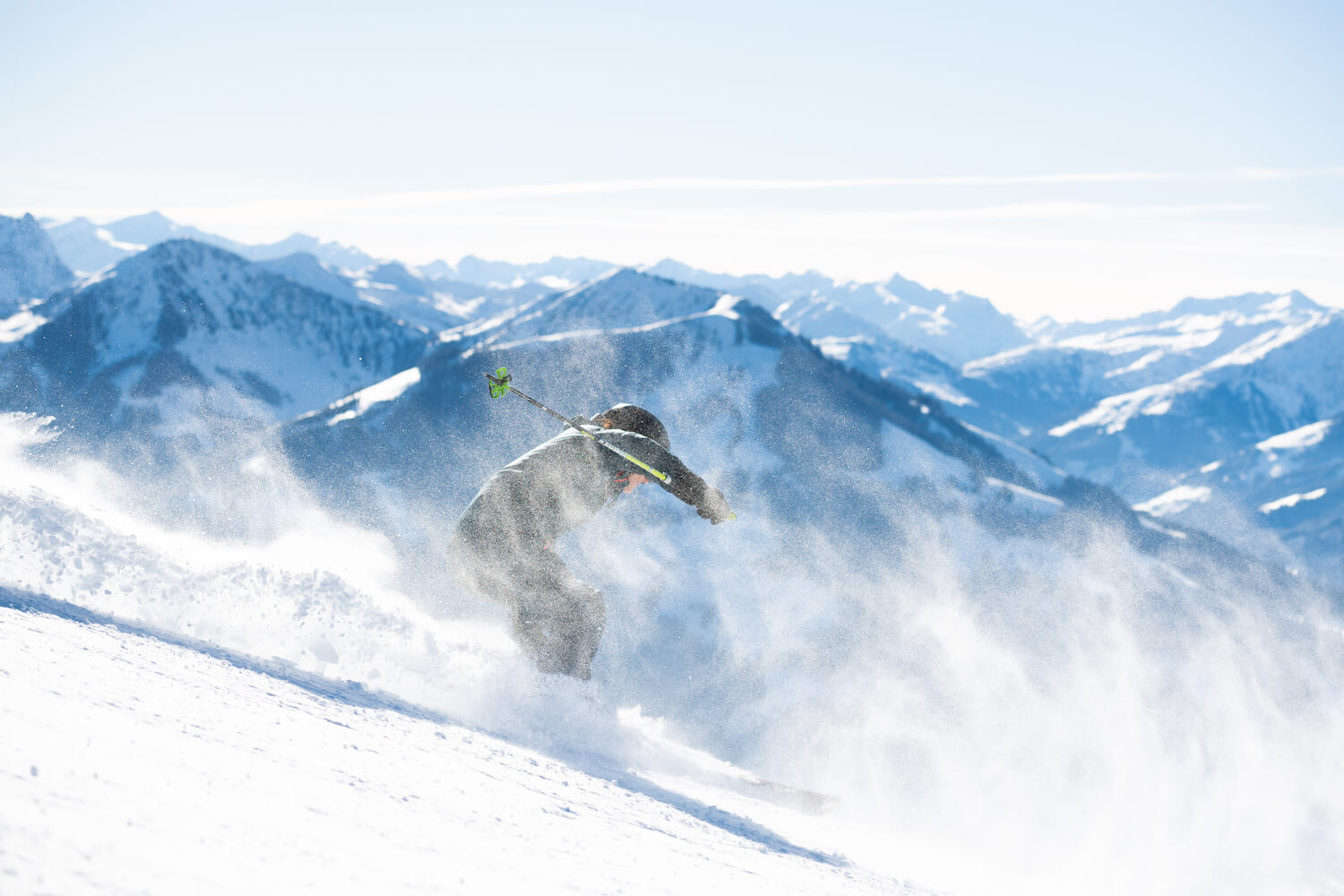 Op wintersport in het Brixental in Oostenrijk