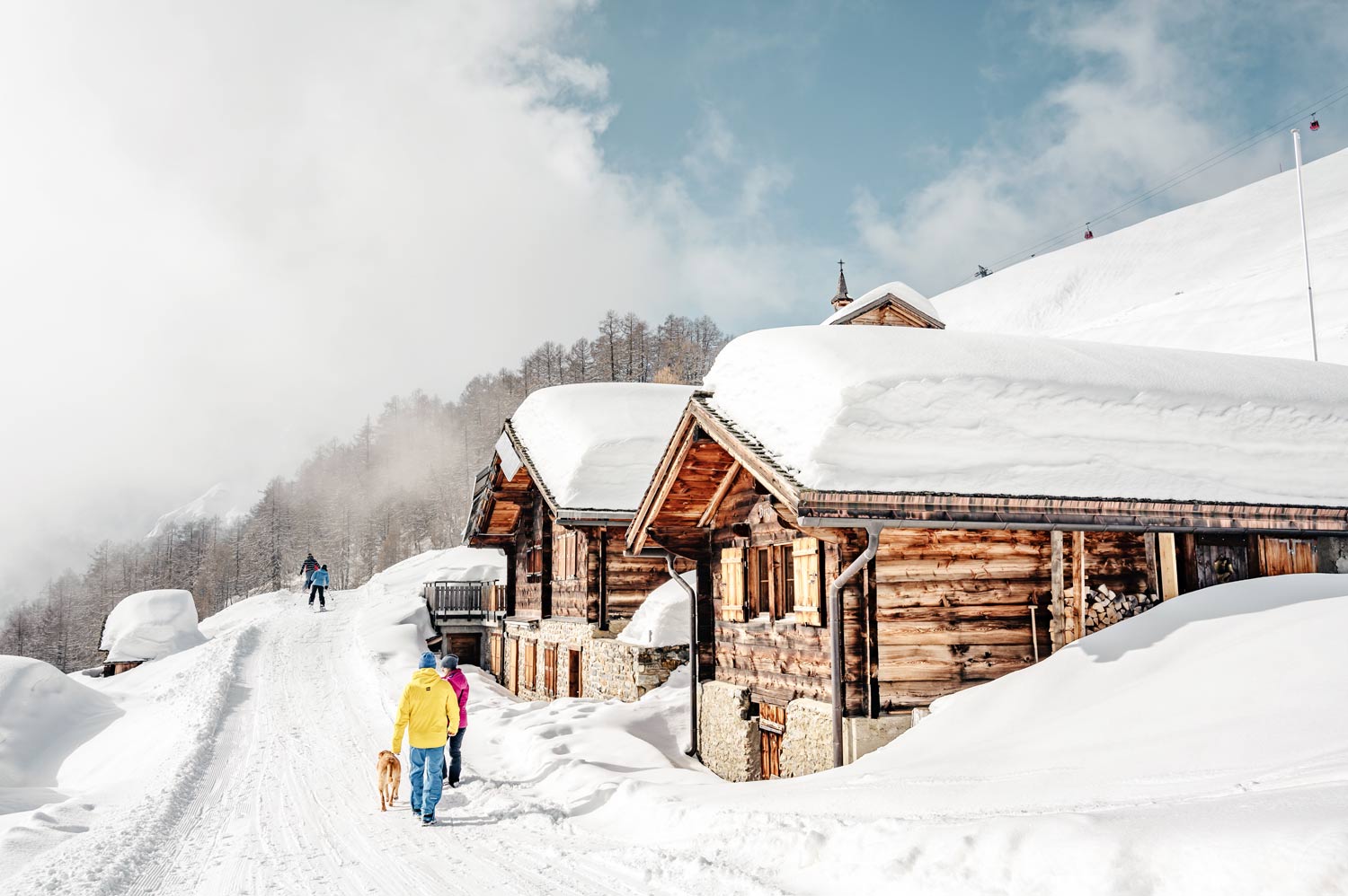 Winterwandelen Leukerbad