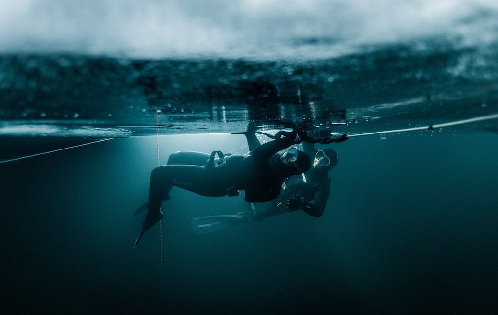 IJsduiken Les Menuires