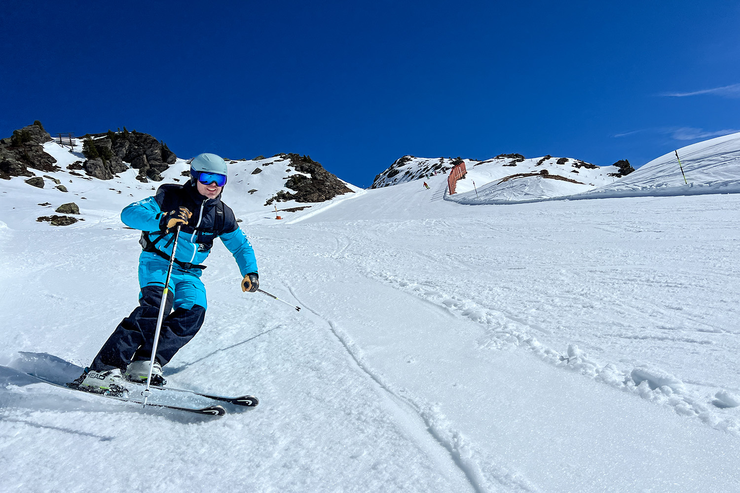 Skier in de Zillertal Arena