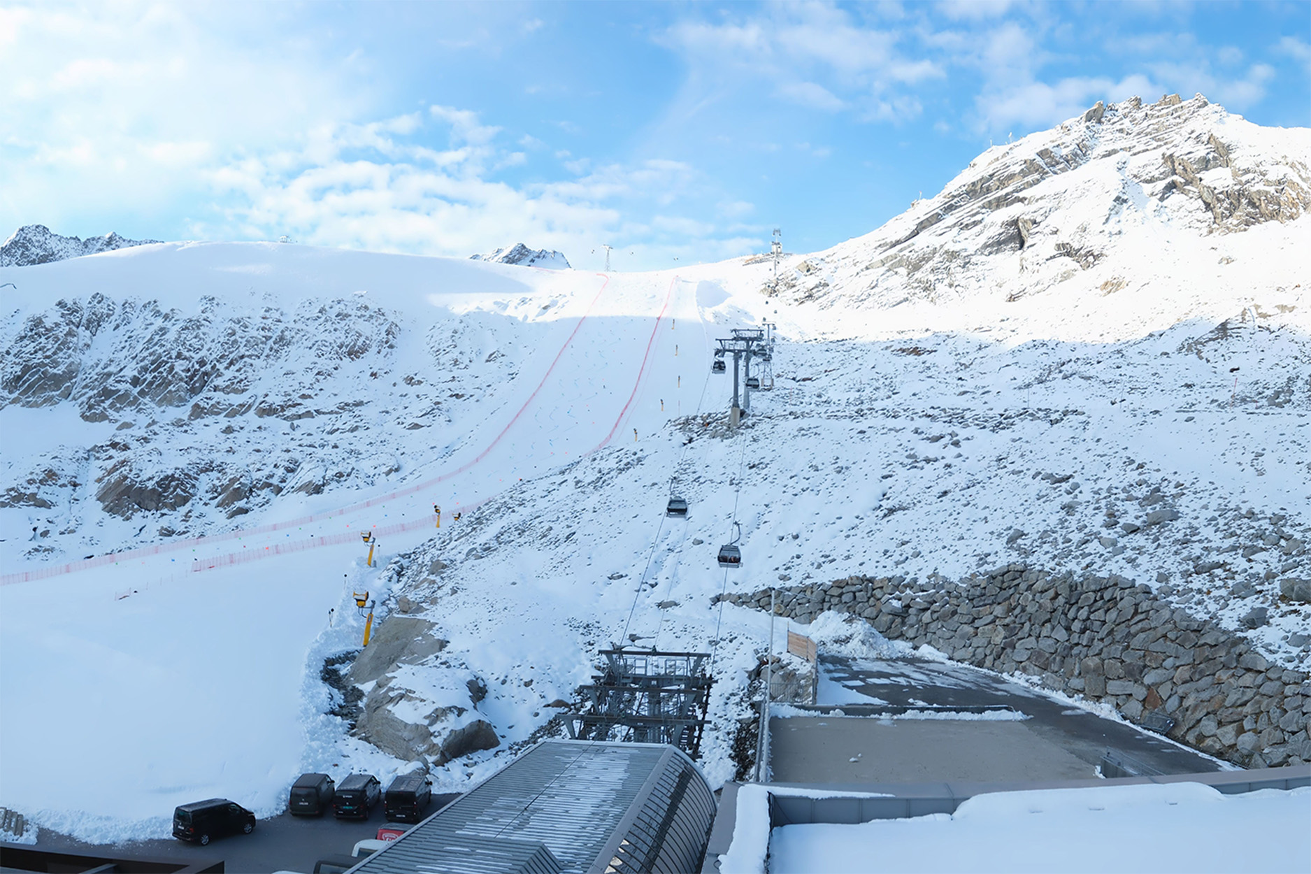 Sölden zo goed als klaar voor de World Cup opening